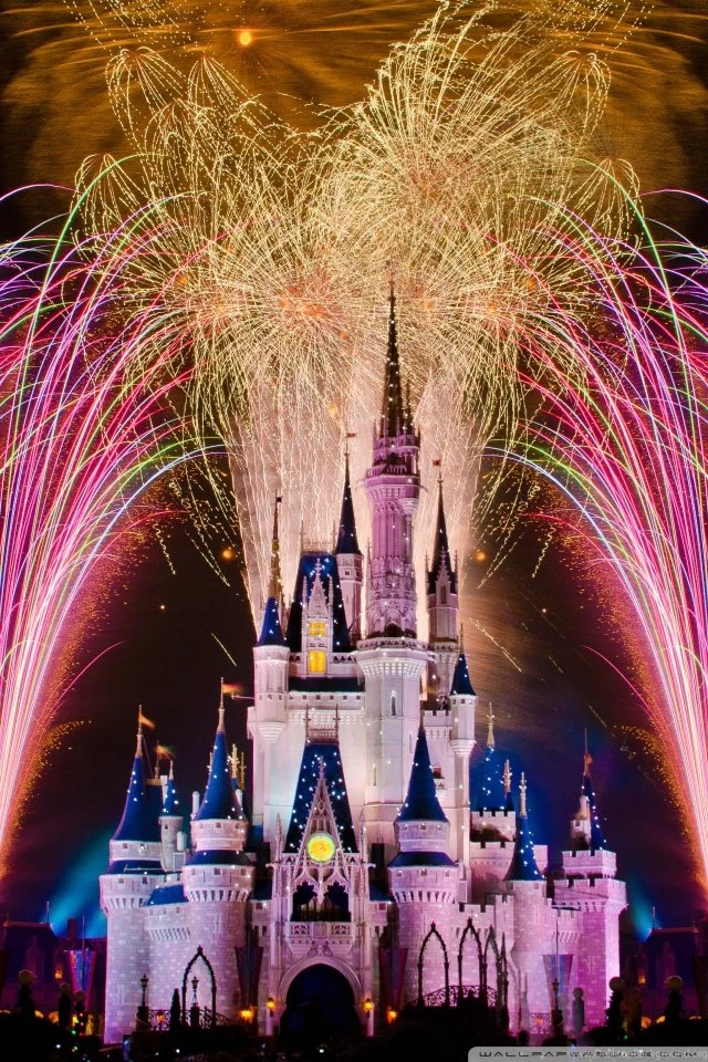Fireworks Over Cinderella Castle HD Desktop Wallpapers : Widescreen ...