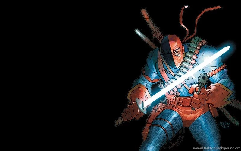 DC Comics Deathstroke Black Backgrounds Free Desktop Backgrounds ...