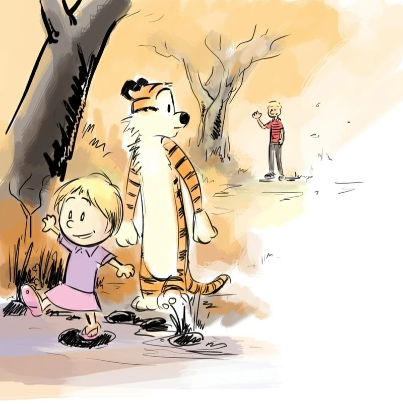 Adult Alt Art Calvin And Hobbes Child 1050x1054 1050x1054 ...