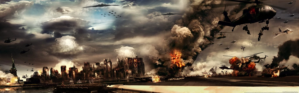 Dual Monitors Zombie Wallpaper Backgrounds
