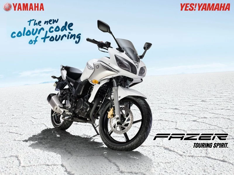 2011 New Yamaha Fazer In White Color