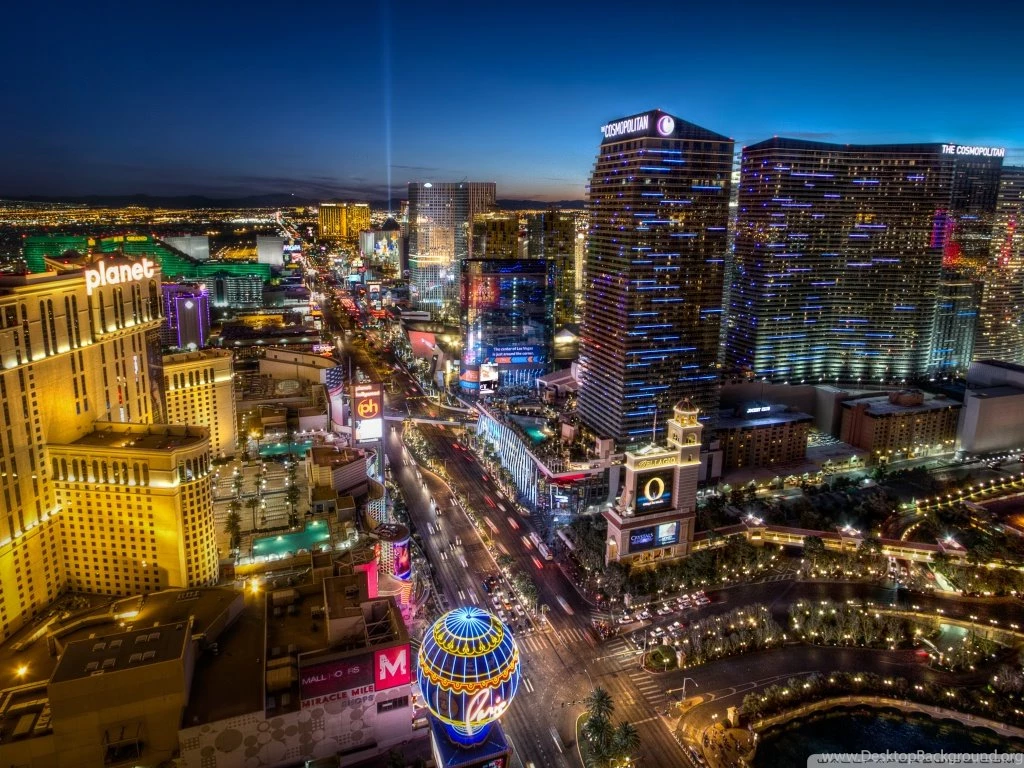 Las Vegas BLVD South HD Desktop Wallpapers : Widescreen : High ...