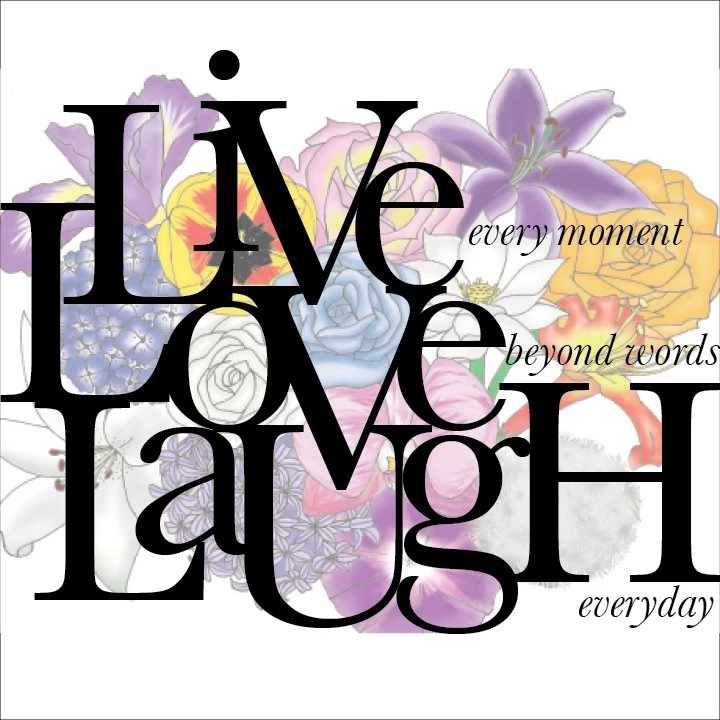 Live Laugh Love Wall Quote Free Download