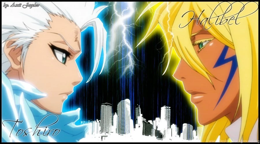 Toshiro Vs Halibel By Amit55 On DeviantArt