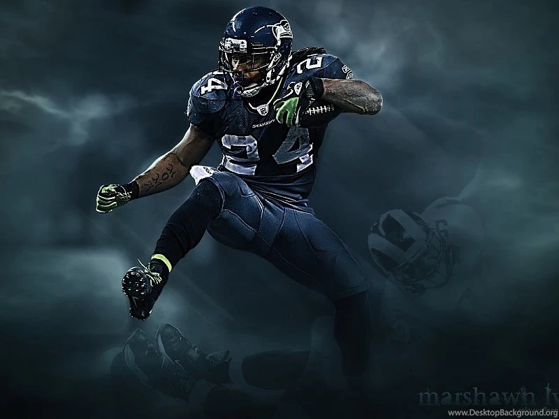 Seahawks Marshawn Lynch Wallpapers Free Desktop Backgrounds And ...