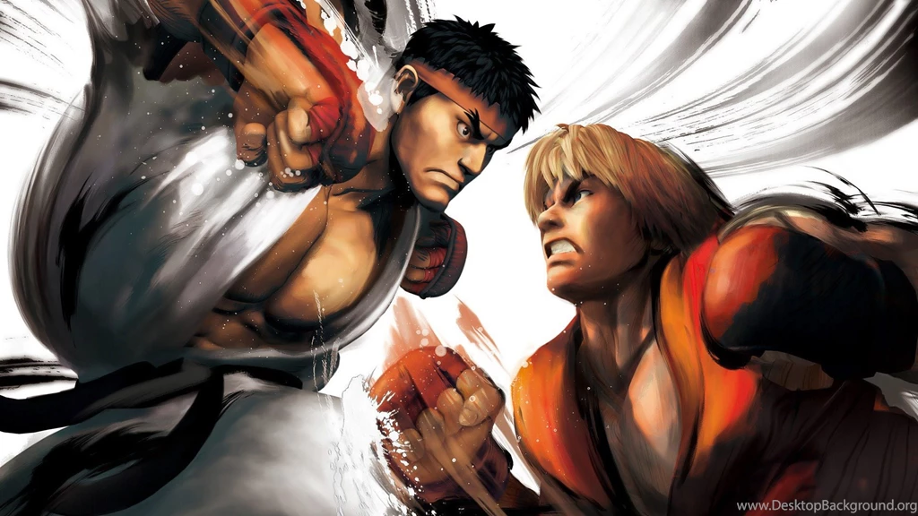Ryu Vs Ken Street Fighter 5 Game HD Wallpapers 1920x1080 ...