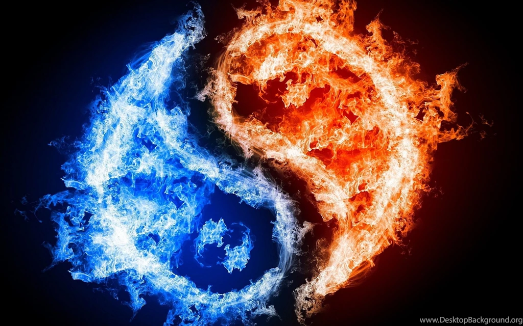 Yin Yang Fire Wallpapers