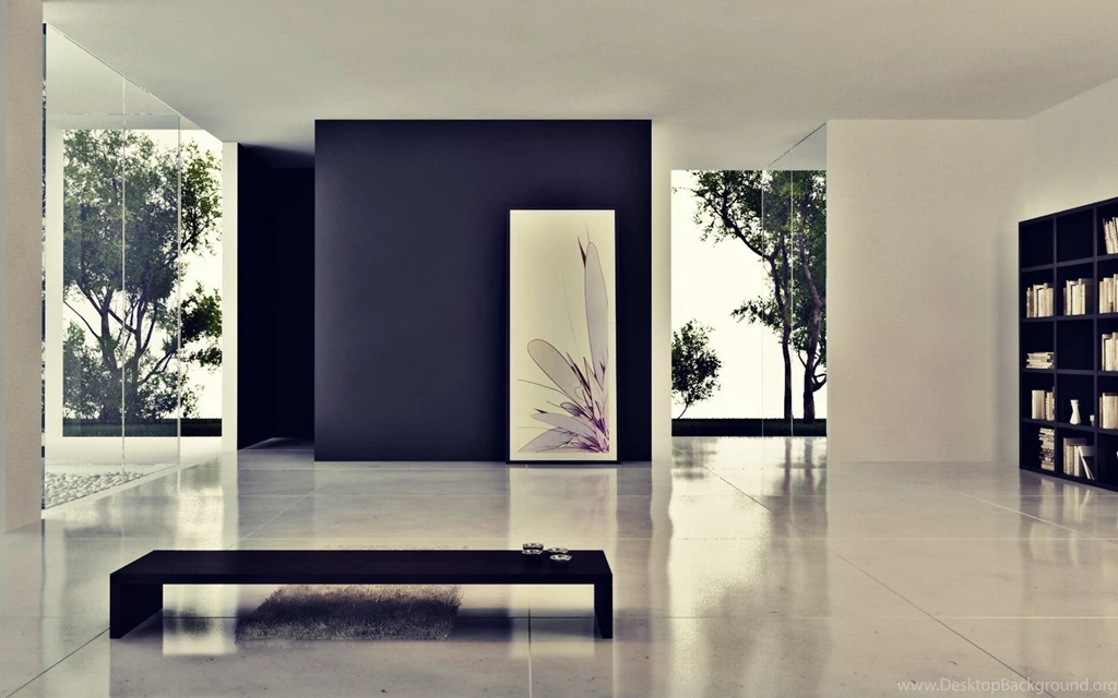 Download The Modern Glass House Wallpaper, Modern Glass House ...