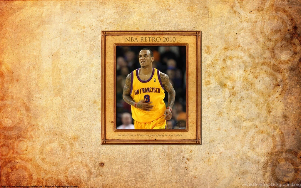 Monta Ellis Warriors Retro Widescreen Wallpapers