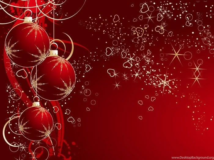 Second Life Marketplace Xmas Backgrounds Red Hearts balls