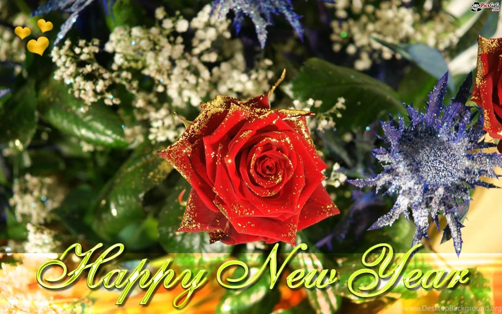 Happy New Years Flower Wallpapers Free Download For Happy New Years
