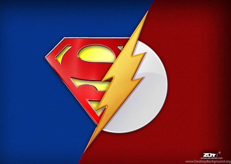 DeviantArt: More Like Superman And The Flash Logo By Zomaa