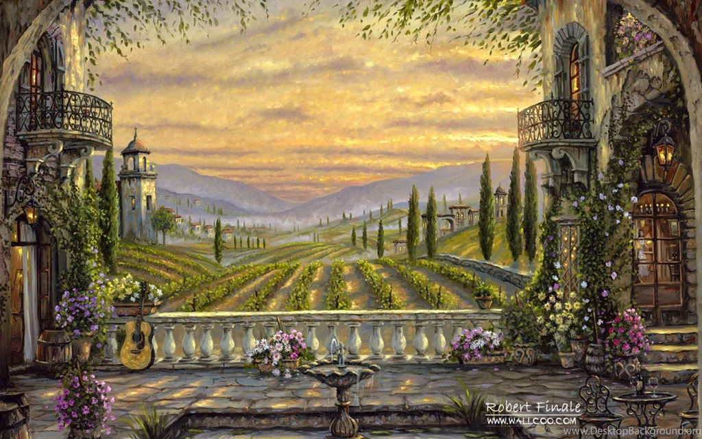 Robert Finale Tuscan View Robert Finale Wallpapers   HD Wallpapers ...