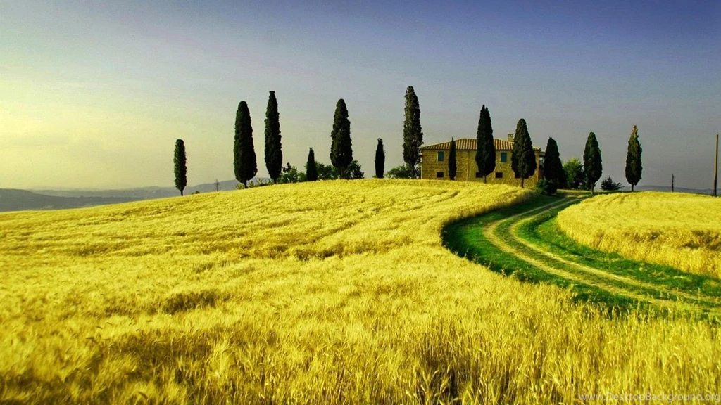 Wallpapers Amazing Tuscan Landscape   1366 X 768   Landscapes ...