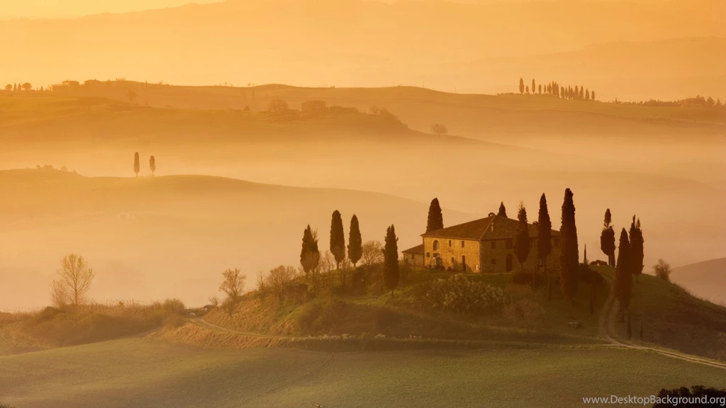 Magnificent Tuscan Valley Wallpapers