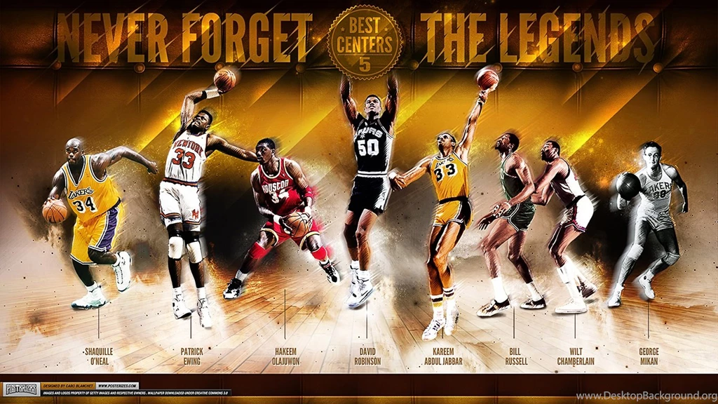 Wallpapers Nba Legends Center 1366x768
