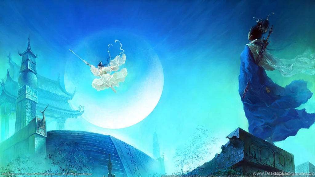 Women Sword Chinese Artwork Wallpapers (
