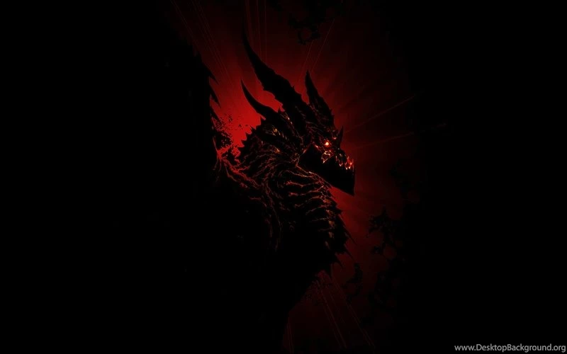 Black And Red Dragon Wallpapers Desktop Background