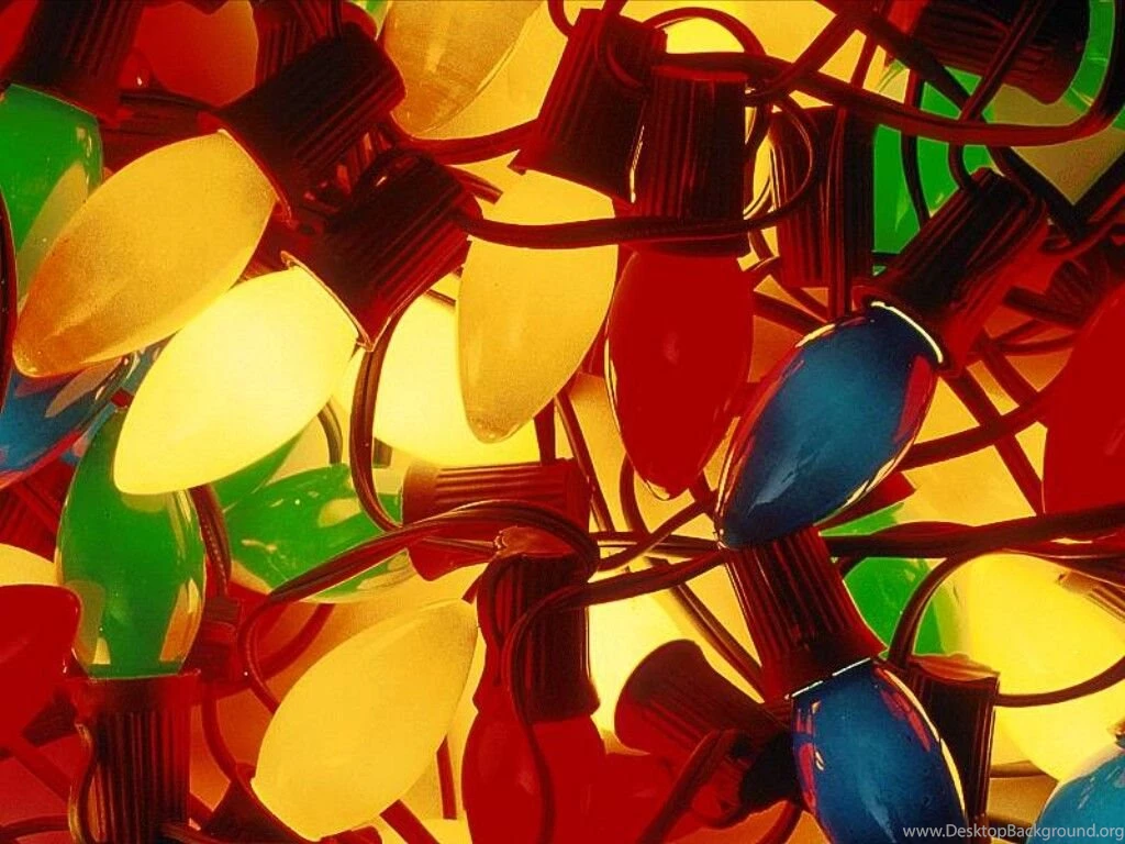 Tangled Christmas Lights Christmas Decorations Wallpapers Image