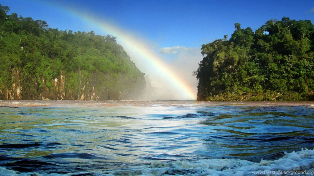 Waterfalls Foz Do Iguacu Parana Brazil 1920*1080第30 Desktop ...