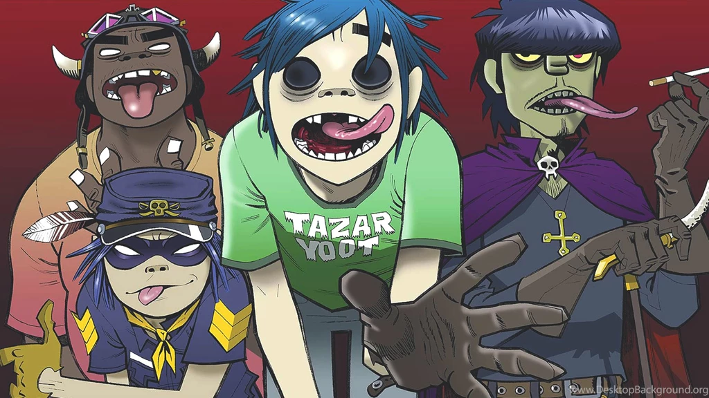 Fonds D'écran Gorillaz : Tous Les Wallpapers Gorillaz