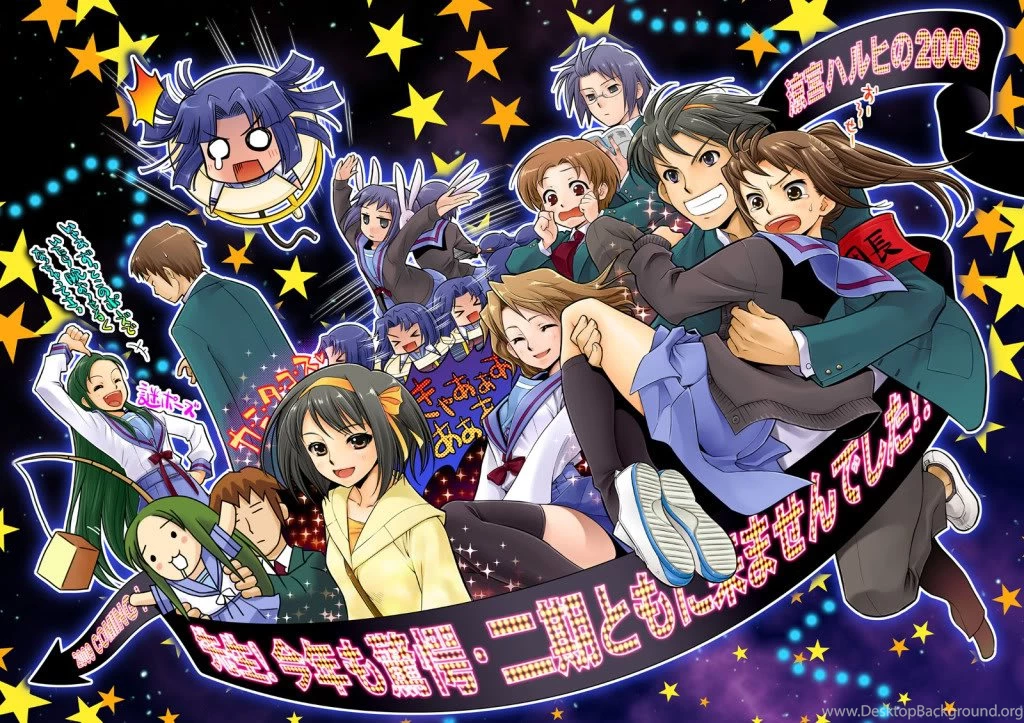 Tattoos Flower: Haruhi Suzumiya Wallpapers