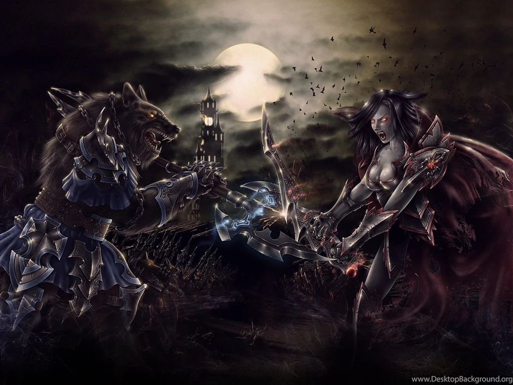 Nocturnal Clash Wallpapers From Werewolf Wallpapers