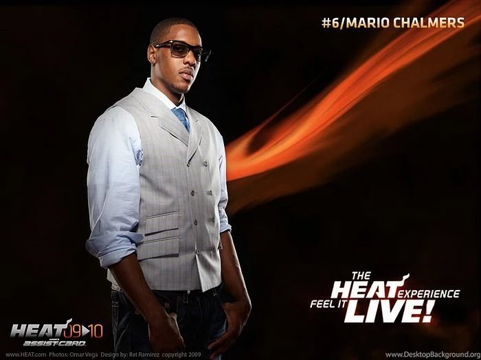 Miami Heat Mario Chalmers Photo5   Wallcoo.net