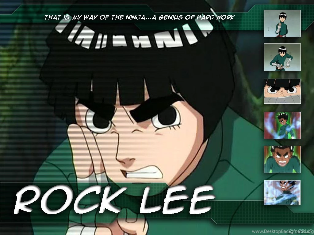 Genius Of Hard Work Rock Lee Wallpapers (18592392) Fanpop