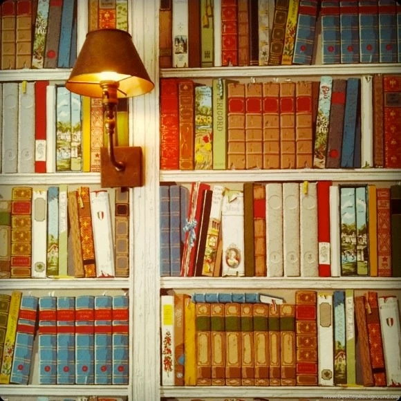 Something In Me Does Not Love A Wall: Bookish Wallpapers Patterns