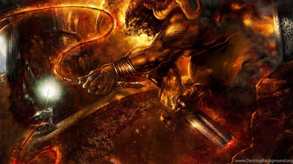 Fantasy Art Balrogs Gandalf Mines Of Moria Gates Of Moria The Lord ...