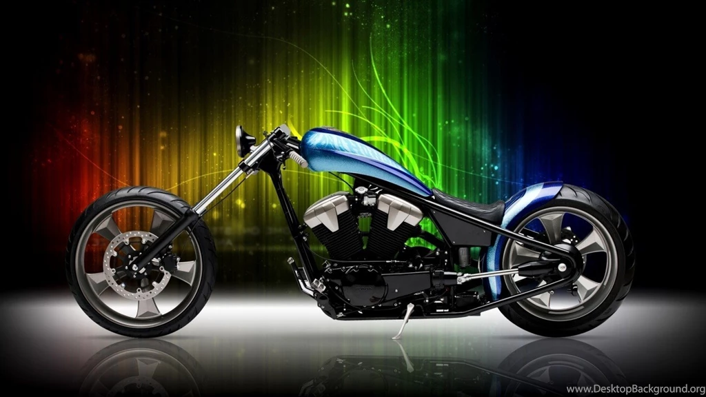 Custom Bike Motorcycle Colorful Desktop Backgrounds Wallpapers ...