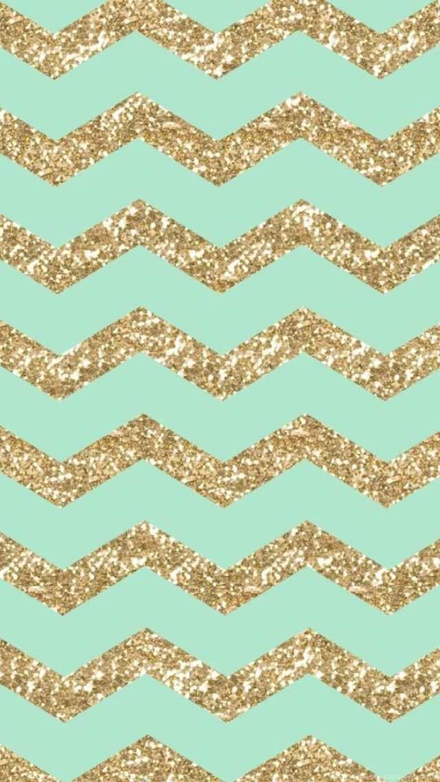 Cute Teal And Gold Wallpapers For IPod 6