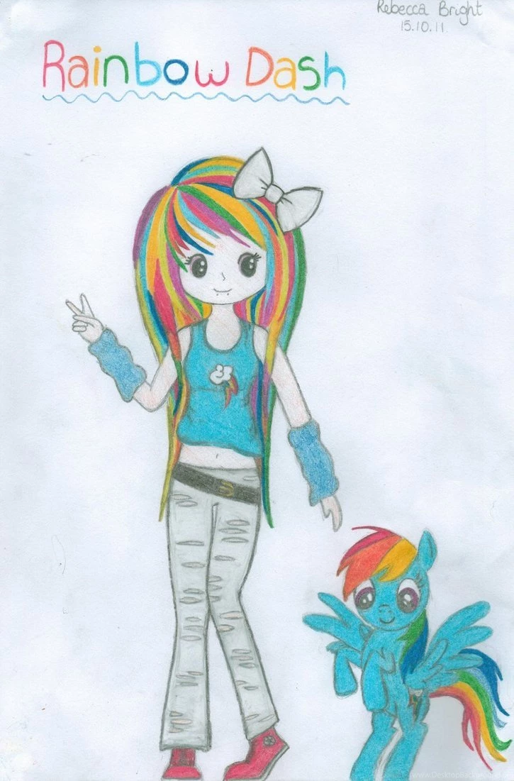 Scene Kid Rainbow Dash By Flatliner1995 On DeviantArt