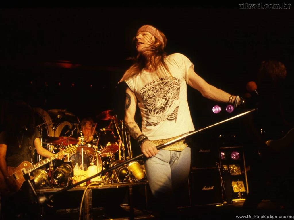 Papel De Parede Axl Rose Show Do Guns N' Roses