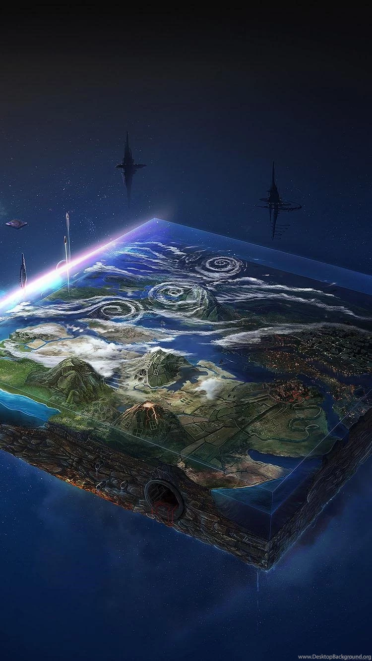 Wallpapers Earth Is Flat Space   iPhone 6 Wallpapers