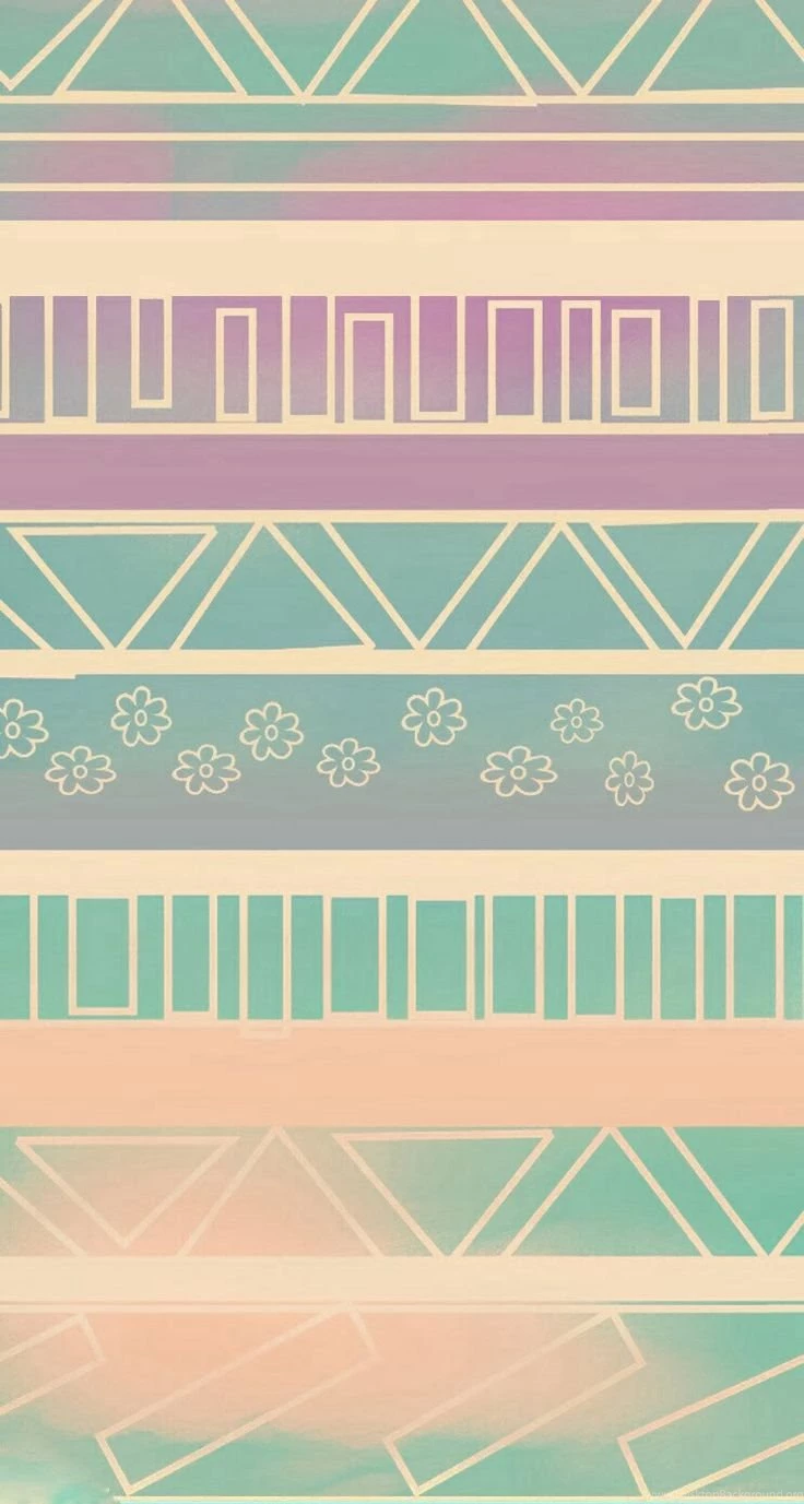 Faded Stripes And Zigzag Wallpapers