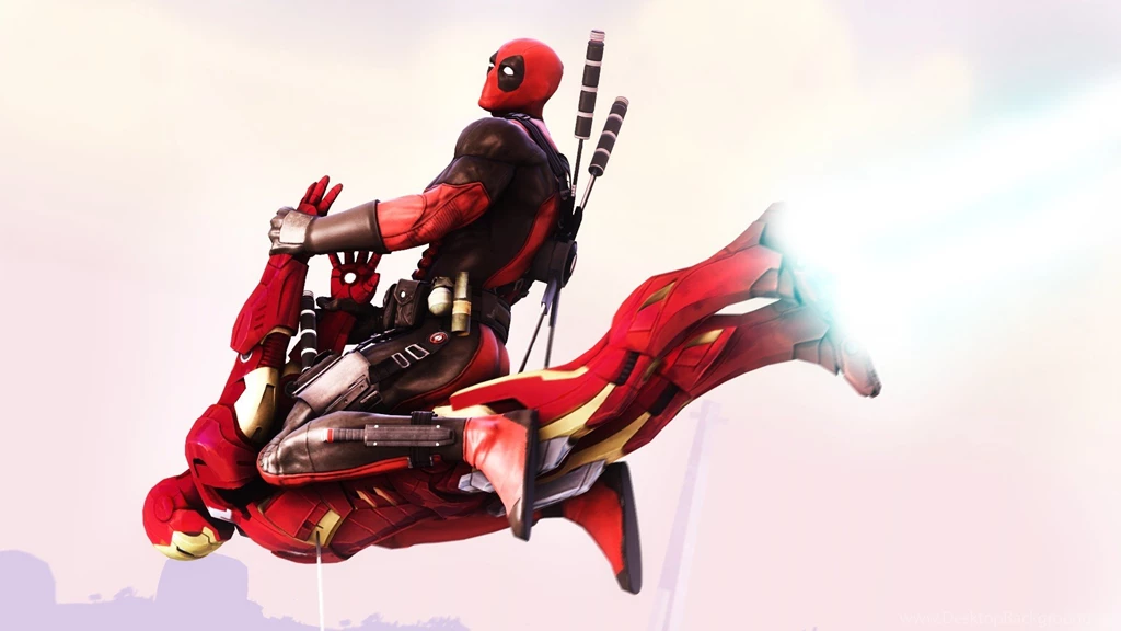 Deadpool Flying On Iron Man HD Wallpapers Free HD Wallpapers ...