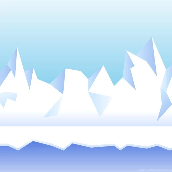 Game Art Background: Repeatable Iceberg