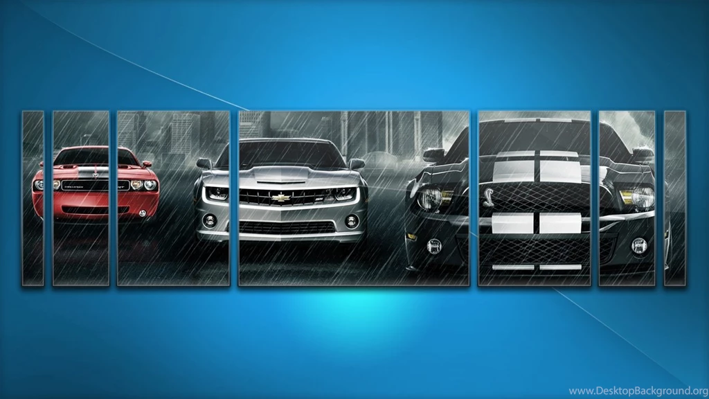 Chevy American Muscle Cars Desktop Wallpapers