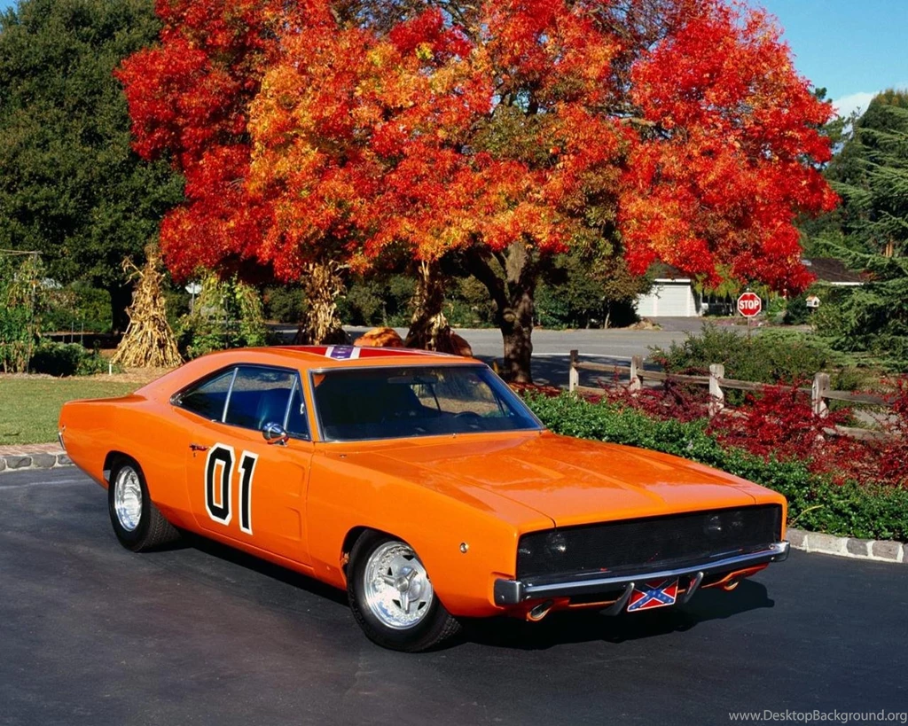 Orange American Muscle Car Normal Hd Wallpapers (