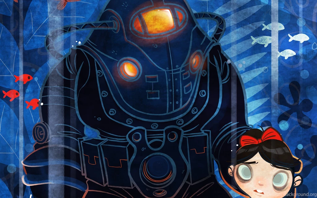 Download The Cartoony Bioshock 2 Wallpaper, Cartoony Bioshock 2 ...