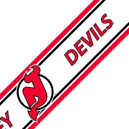 NHL New Jersey Devils Self Stick Hockey Wall Border Roll ...