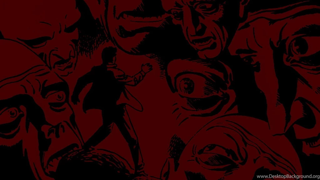 SuperHD.pics: Comics Dreams Faces Morbid Red Desktop Bakcgrounds