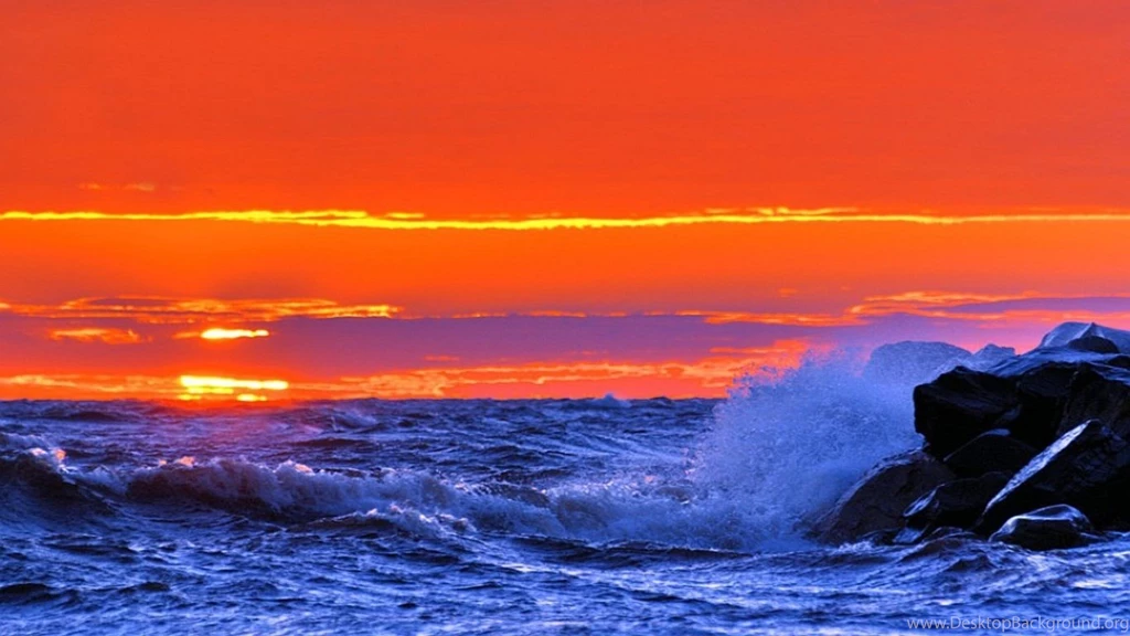Blue Orange Backgrounds Wallpapers