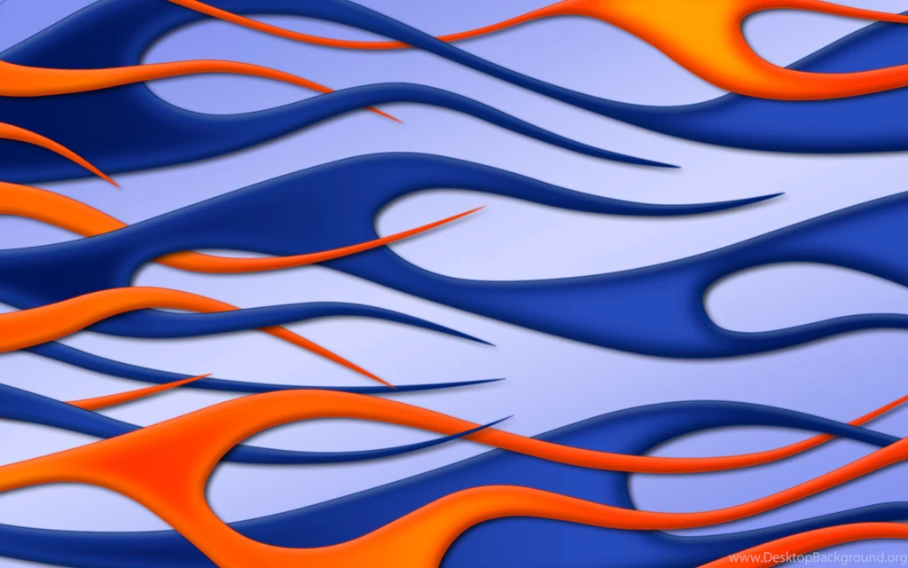 Desktop Hd Orange Blue Backgrounds