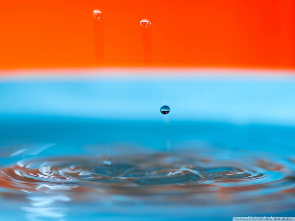 Orange And Blue Water HD Desktop Wallpapers : Widescreen : High ...