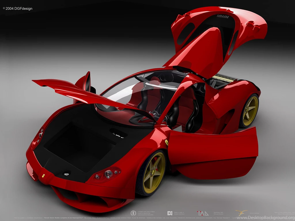Ferrari Aurea Berlinetta, Doors Open < 3D Art < Gallery < Desktop ...