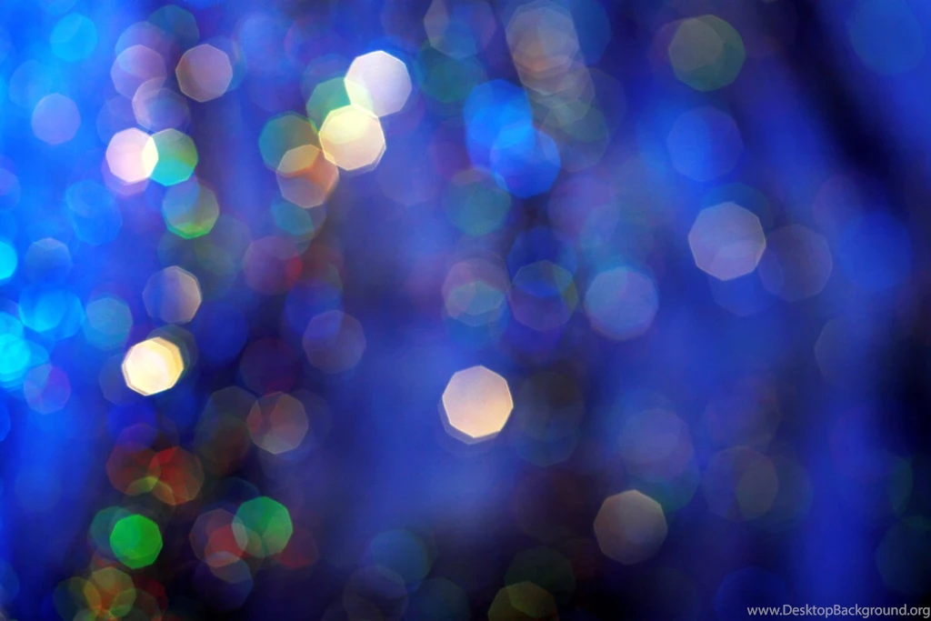Holiday Lights Christmas Beauty Blue Wallpapers