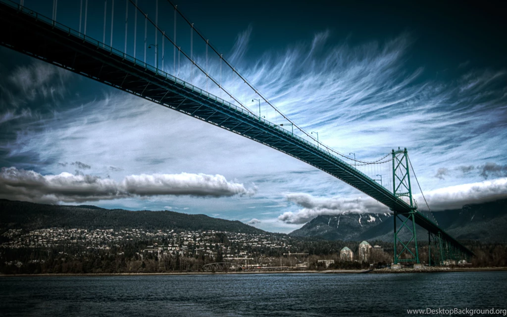 Lions Gate Bridge Vancouver Wallpapers